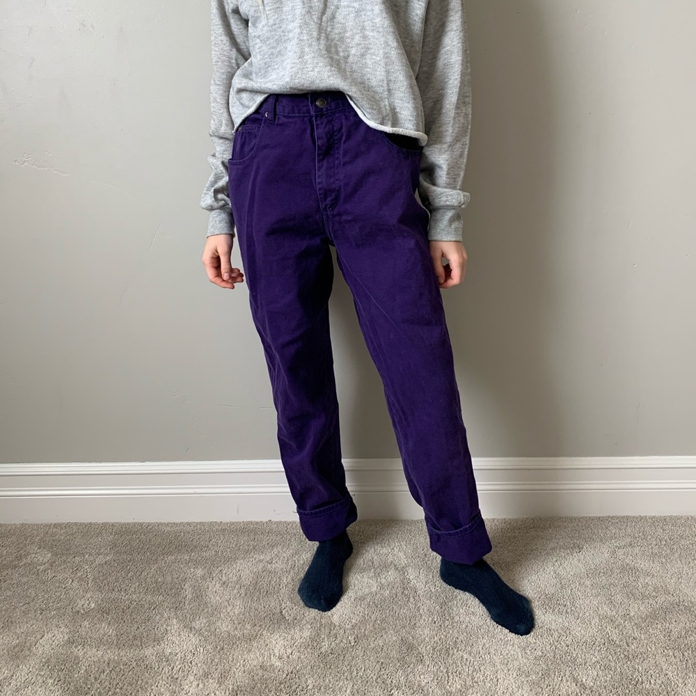 80s/90s Purple Jeans